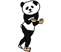 Sticker of a convenient panda sticker #15551288