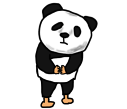 Sticker of a convenient panda sticker #15551291