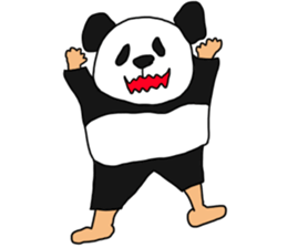 Sticker of a convenient panda sticker #15551293
