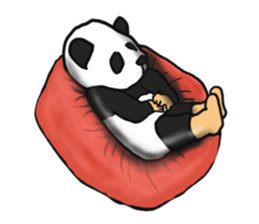 Sticker of a convenient panda sticker #15551297