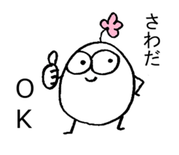 My name is SAWADA sticker #15551638