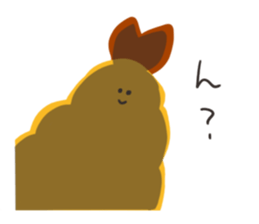 Sticker of fried shrimps sticker #15551976