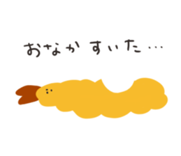 Sticker of fried shrimps sticker #15551979