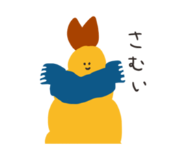 Sticker of fried shrimps sticker #15551983