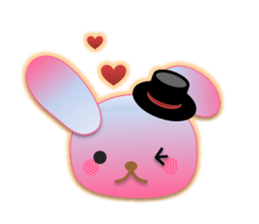 Rabbit and bear daily(Face1) sticker #15552618