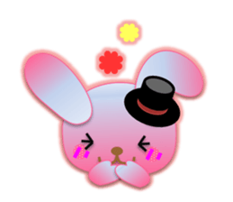 Rabbit and bear daily(Face1) sticker #15552619