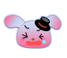 Rabbit and bear daily(Face1) sticker #15552621