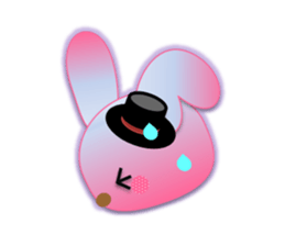 Rabbit and bear daily(Face1) sticker #15552622