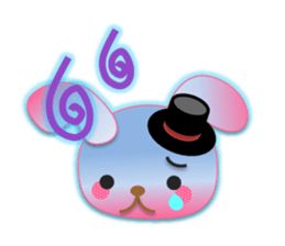 Rabbit and bear daily(Face1) sticker #15552625