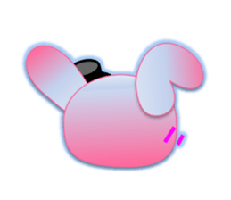 Rabbit and bear daily(Face1) sticker #15552629