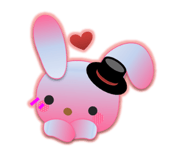 Rabbit and bear daily(Face1) sticker #15552631