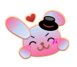 Rabbit and bear daily(Face1) sticker #15552633