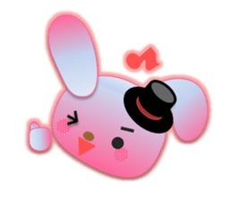 Rabbit and bear daily(Face1) sticker #15552636