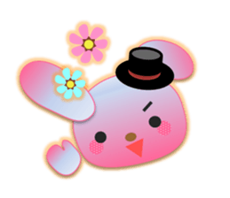 Rabbit and bear daily(Face2) sticker #15552987