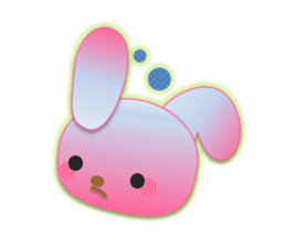 Rabbit and bear daily(Face2) sticker #15552989