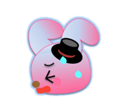 Rabbit and bear daily(Face2) sticker #15552993