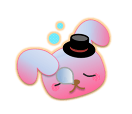 Rabbit and bear daily(Face2) sticker #15552996