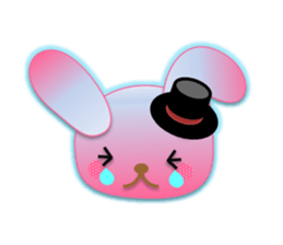 Rabbit and bear daily(Face2) sticker #15553001