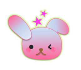 Rabbit and bear daily(Face2) sticker #15553004
