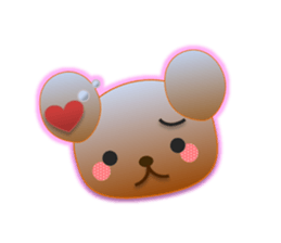 Rabbit and bear daily(Face2) sticker #15553007