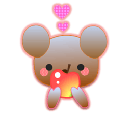 Rabbit and bear daily(Face2) sticker #15553008