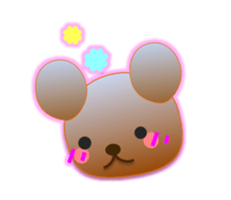 Rabbit and bear daily(Face2) sticker #15553010