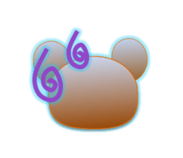 Rabbit and bear daily(Face2) sticker #15553011