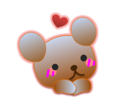 Rabbit and bear daily(Face2) sticker #15553012