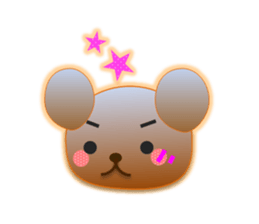 Rabbit and bear daily(Face2) sticker #15553013