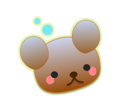 Rabbit and bear daily(Face2) sticker #15553018