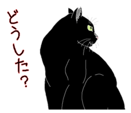 Stray cats in the garden. + kittens sticker #15553097