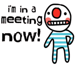 Tim in February (office mode) sticker #15553714