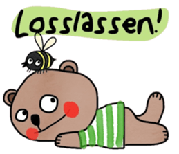 Bear in January (Deutsch) sticker #15553754