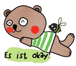 Bear in January (Deutsch) sticker #15553755