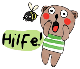 Bear in January (Deutsch) sticker #15553756