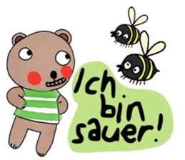 Bear in January (Deutsch) sticker #15553769