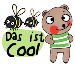 Bear in January (Deutsch) sticker #15553772