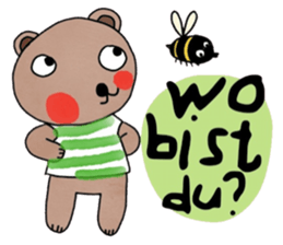 Bear in January (Deutsch) sticker #15553775