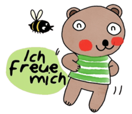 Bear in January (Deutsch) sticker #15553778