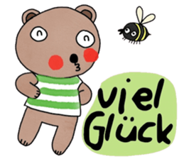 Bear in January (Deutsch) sticker #15553780