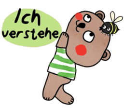 Bear in January (Deutsch) sticker #15553782