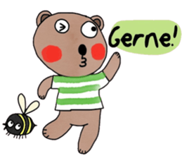 Bear in January (Deutsch) sticker #15553785