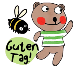 Bear in January (Deutsch) sticker #15553789