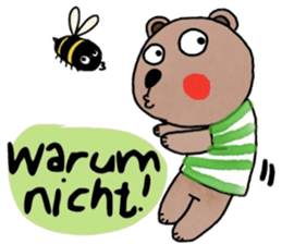Bear in January (Deutsch) sticker #15553790