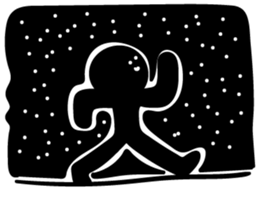 BLK man sticker #15554426