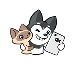 Tayga and Agata sticker #15555236