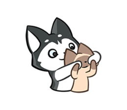 Tayga and Agata sticker #15555238