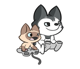 Tayga and Agata sticker #15555247