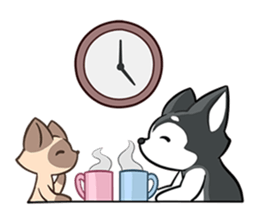 Tayga and Agata sticker #15555253