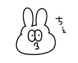 The thick moving rabbit second bullet sticker #15555531